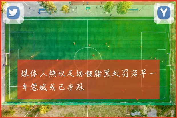 媒体人热议足协假赌黑处罚若早一年蓉城或已夺冠